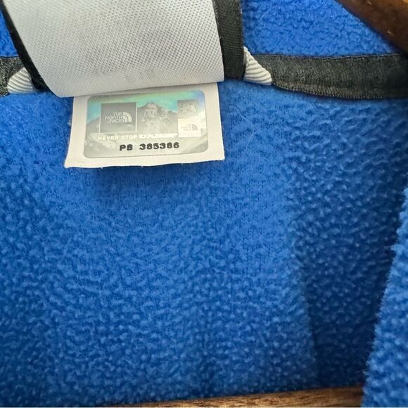 The North Face 1/4 Zip Lightweight Blue Fleece Pull Over Jacket Men’s Size Large - Picture 7 of 11